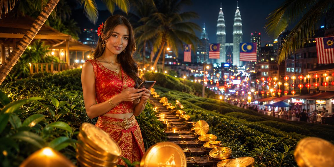Kuala Lumpur player accessing the hari2menang mobile casino on a smartphone