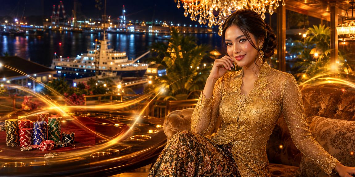 A Malaysian player in kebaya enjoying a premium online sports betting experience